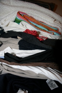 Close-up of clean washing